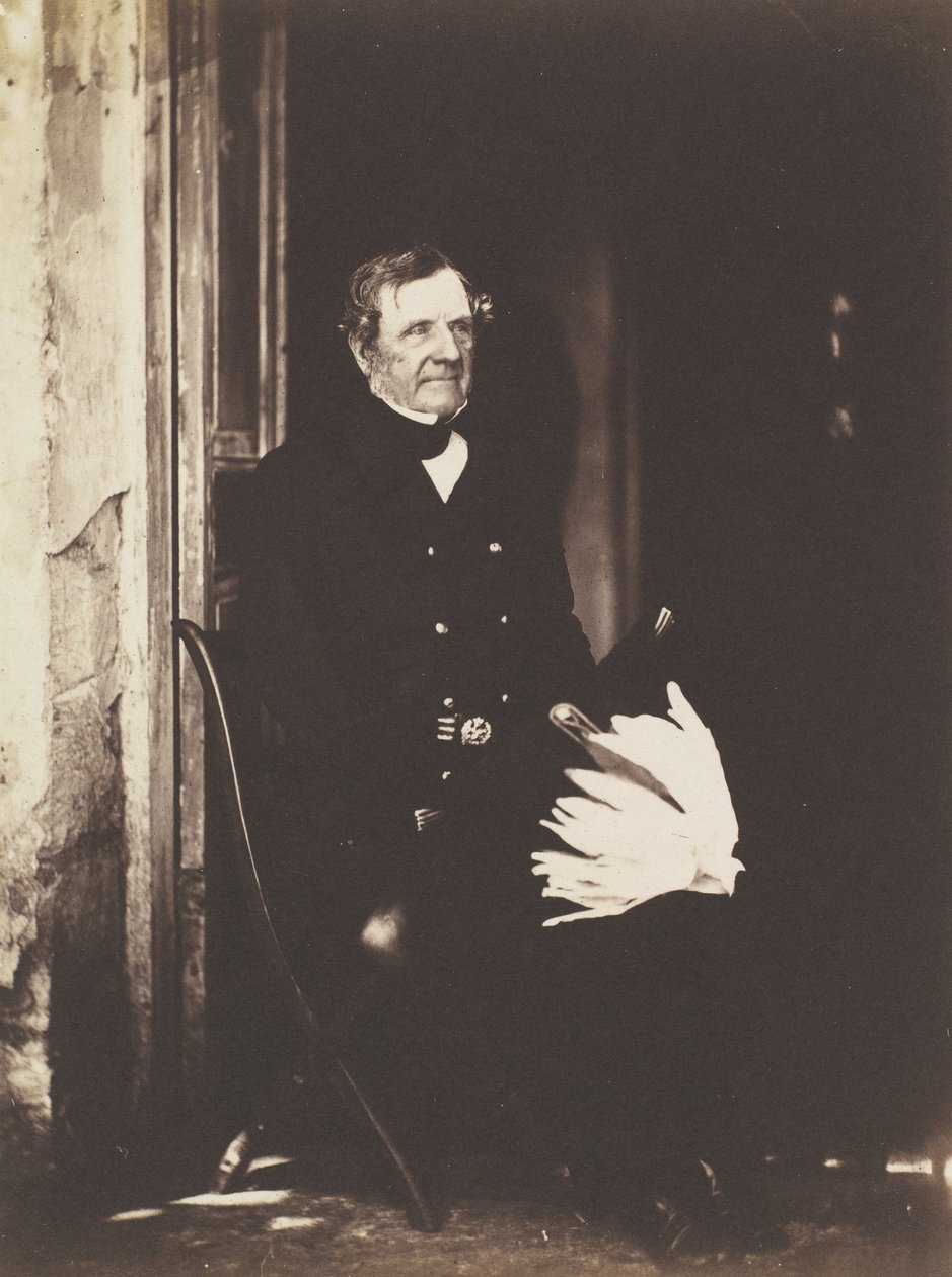 Field Marshall Lord Raglan, Krim, 1855. af Roger Fenton