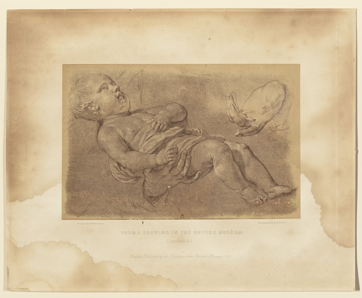 Fra en tegning på British Museum. af Roger Fenton