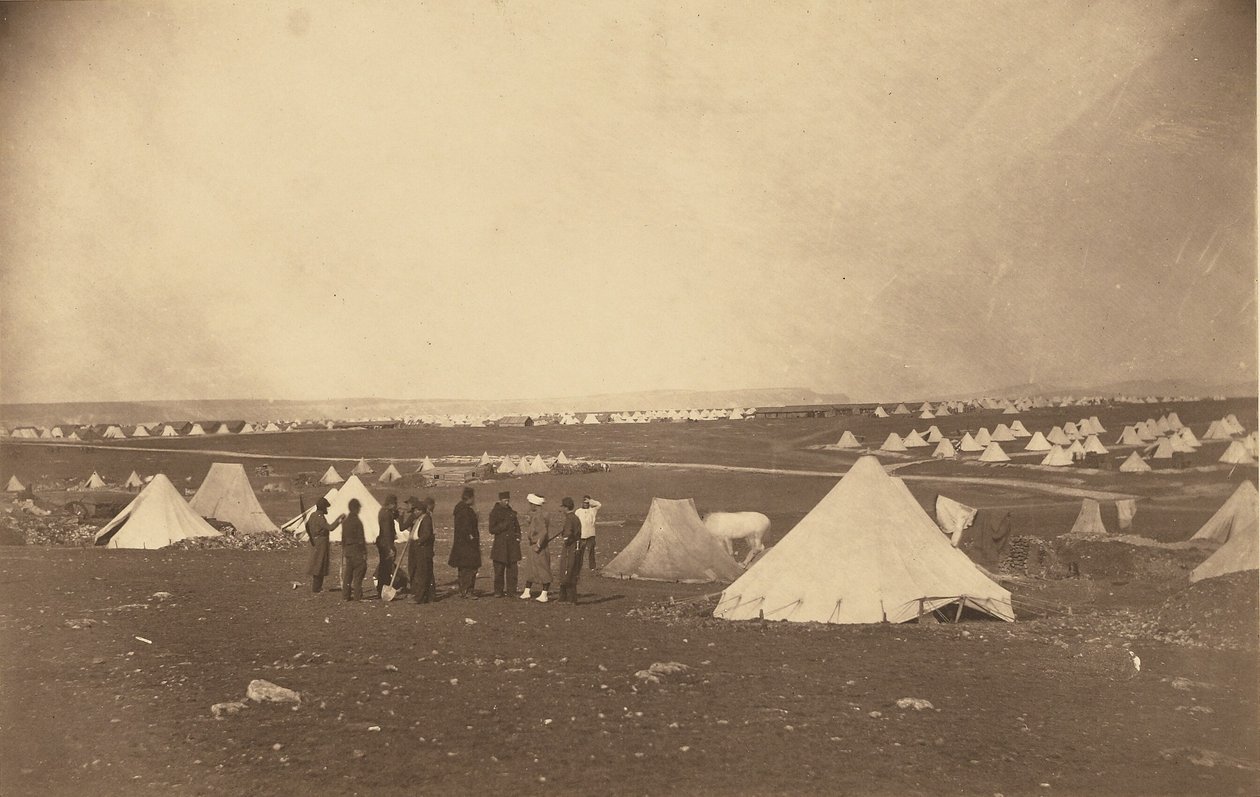 General Bosquets Quarters ser mod Mackenzie Farm. af Roger Fenton