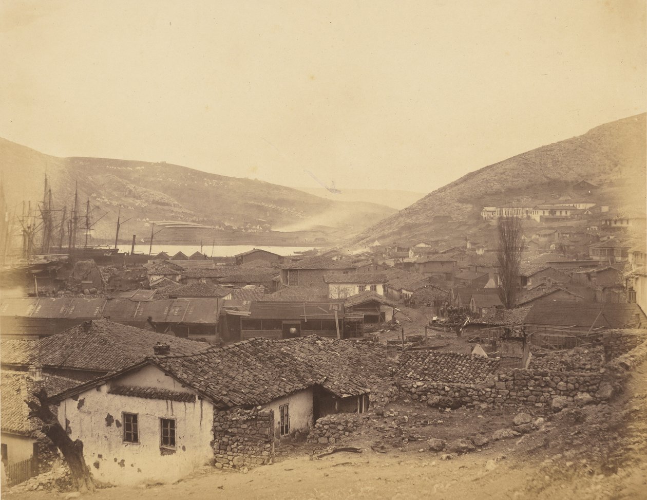 Oversigtsbillede af Balaklava af Roger Fenton