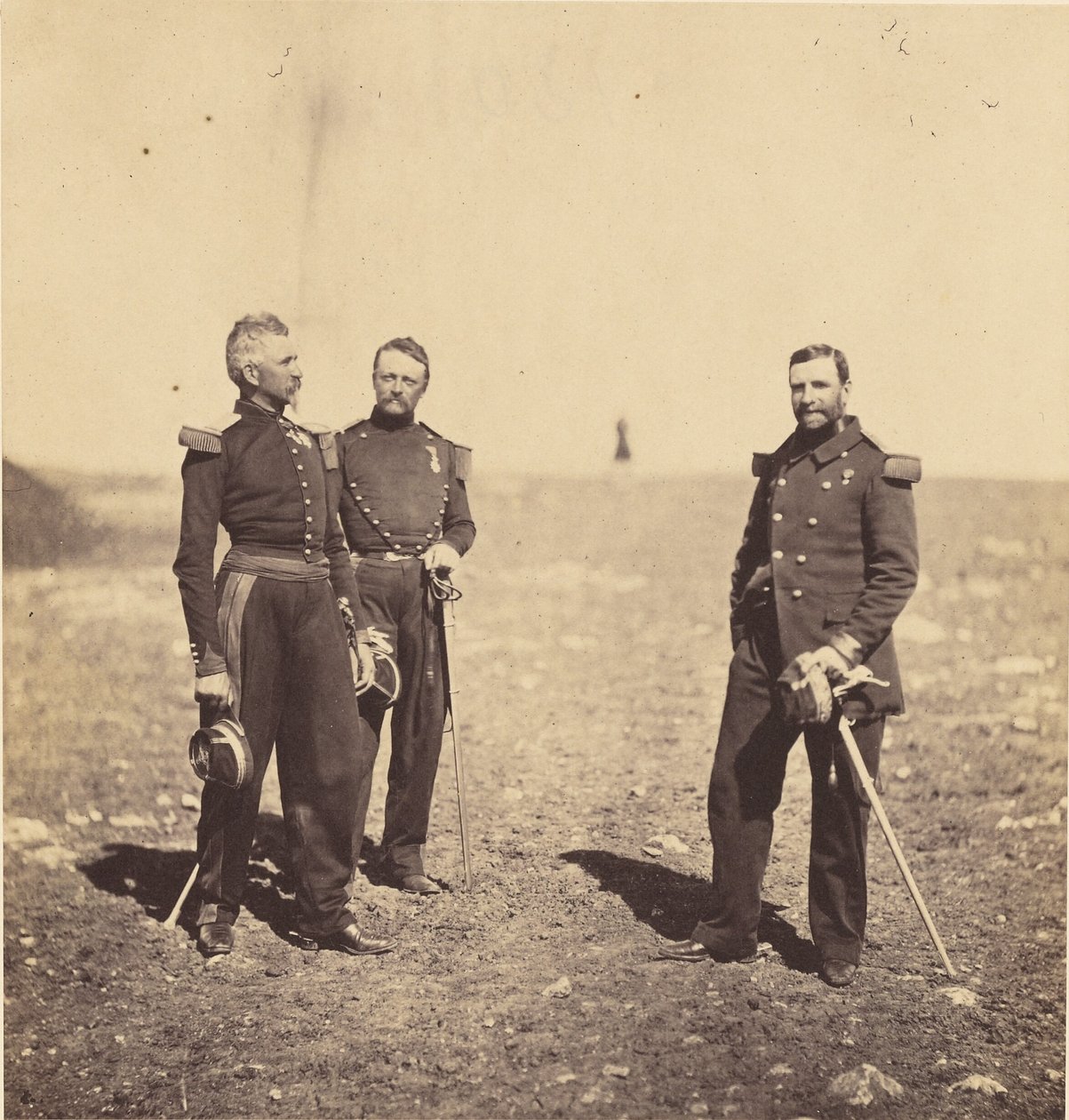Generalerne Labousinière og Beuret. af Roger Fenton
