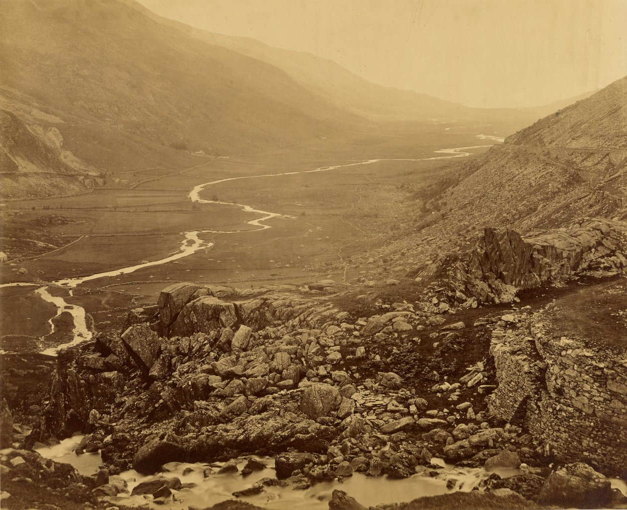 Glyn Francon, fra Llyn Ogwen af Roger Fenton