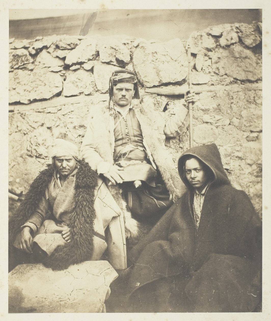 Gruppe af kroatiske høvdinge af Roger Fenton