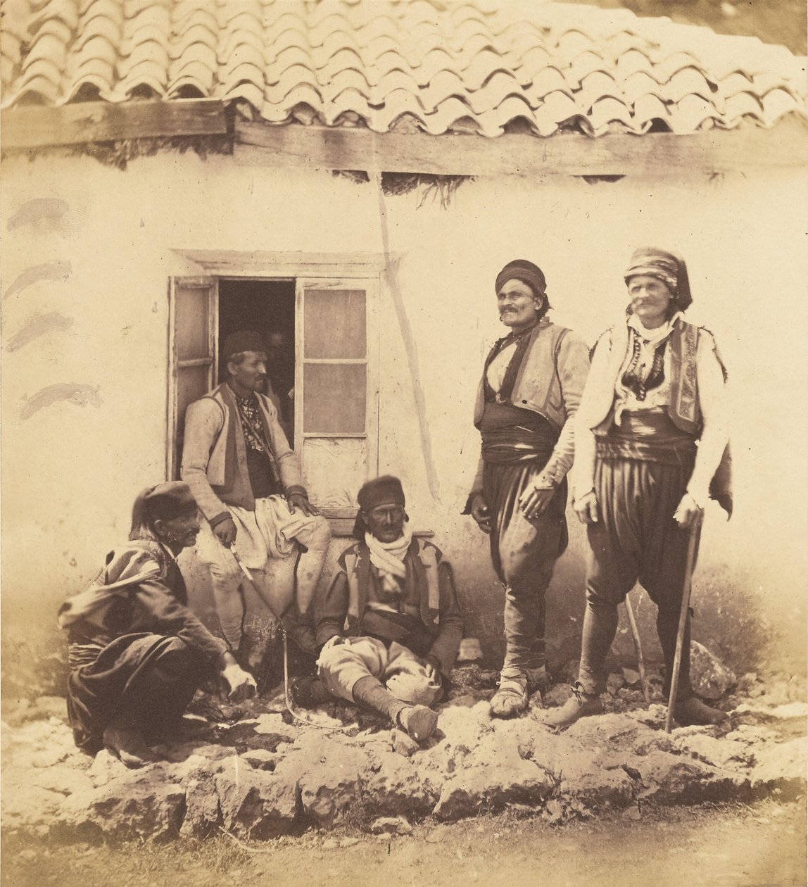 Gruppe af montenegrinere. af Roger Fenton