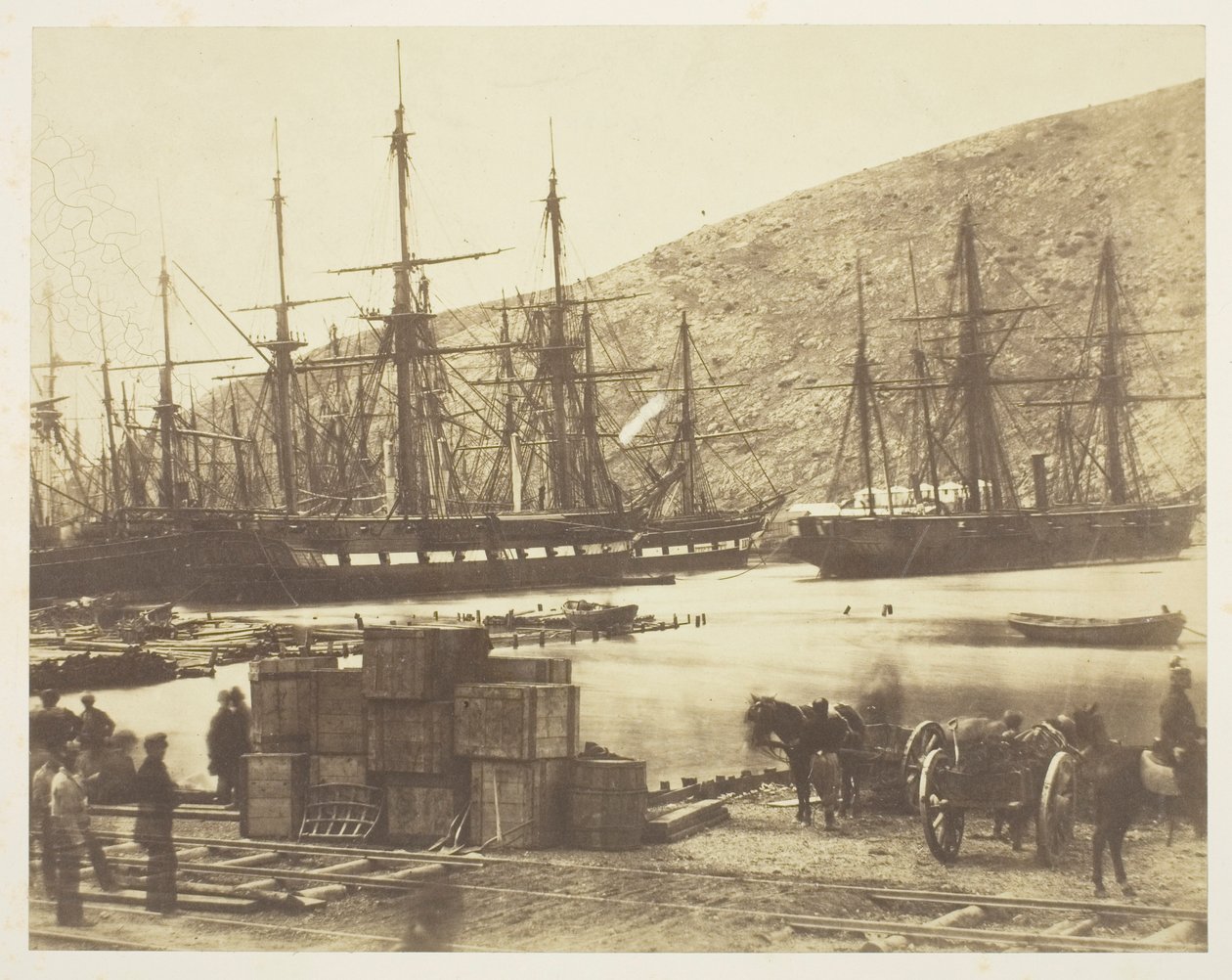 Hovedet af havnen, Balaklava af Roger Fenton