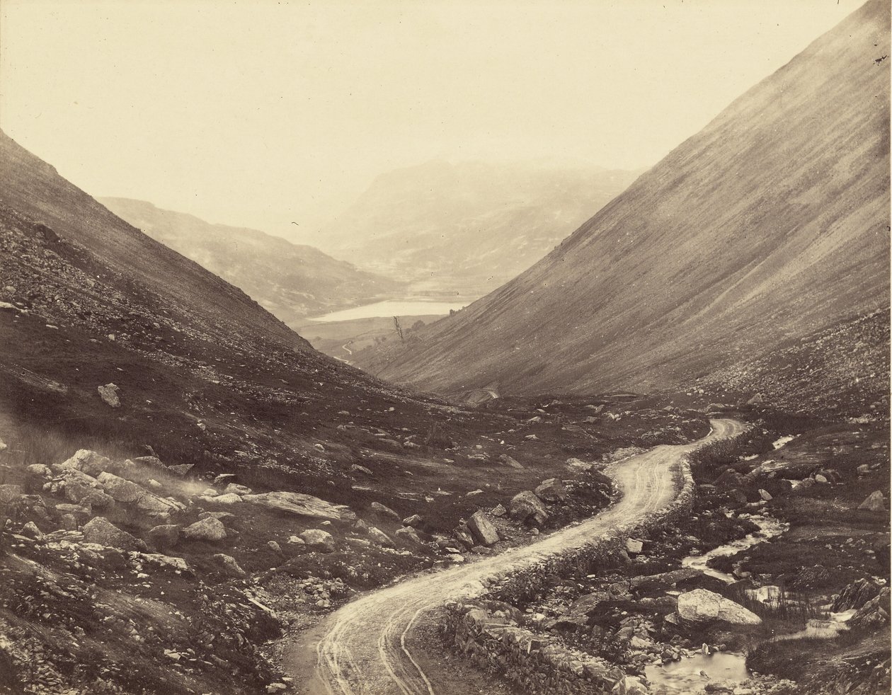 Kirkstone-passet, Westmoreland af Roger Fenton
