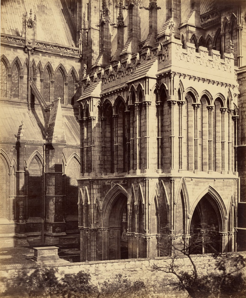 Lincoln-katedralen, Galilæa-forhallen af Roger Fenton