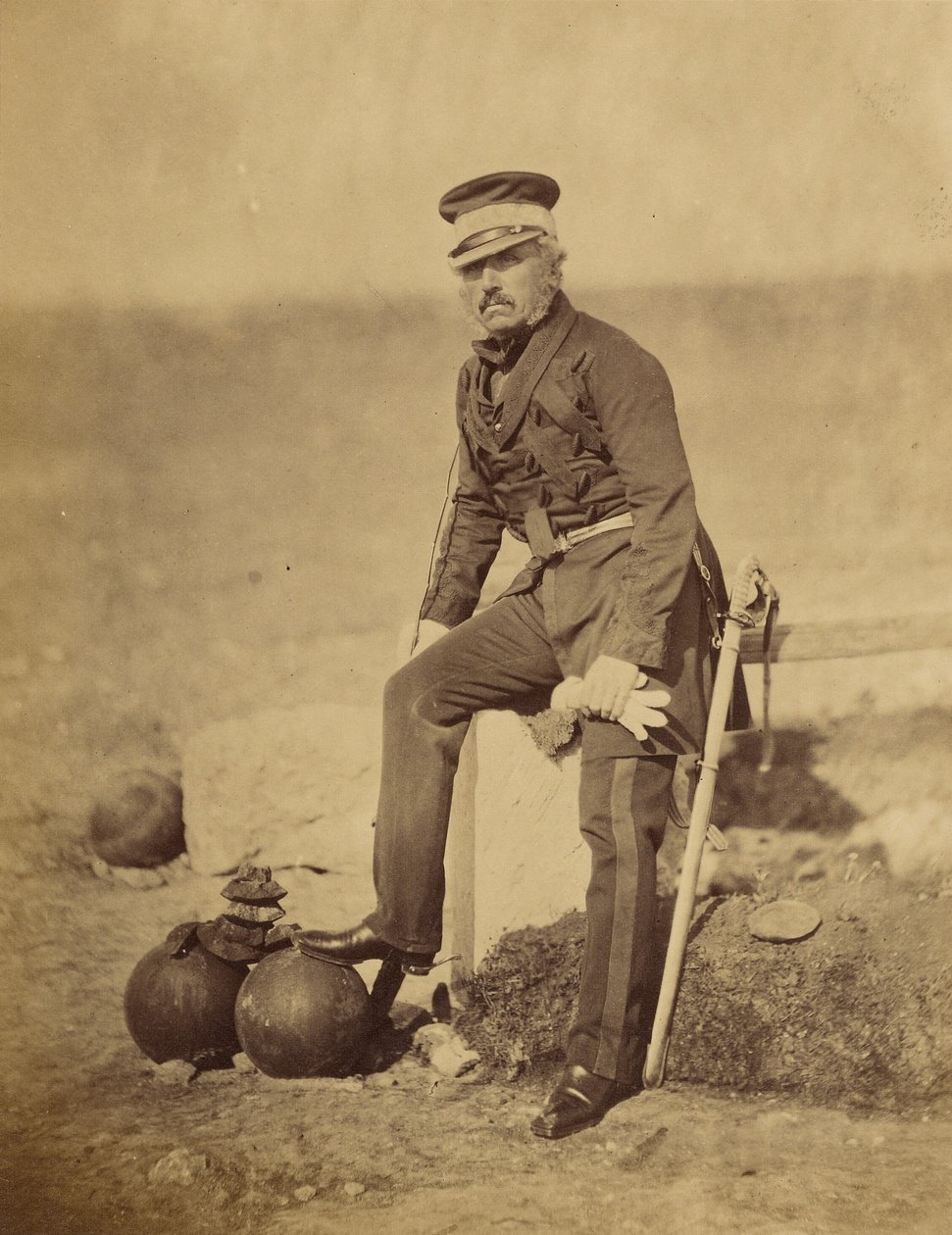 Generalløjtnant Barnard, C.B. af Roger Fenton