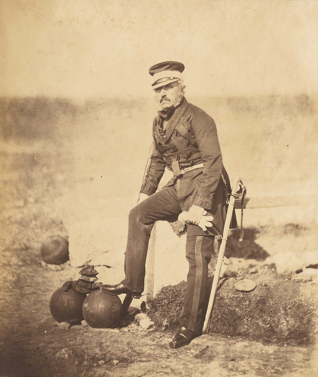 Generalløjtnant Barnard, C.B. af Roger Fenton