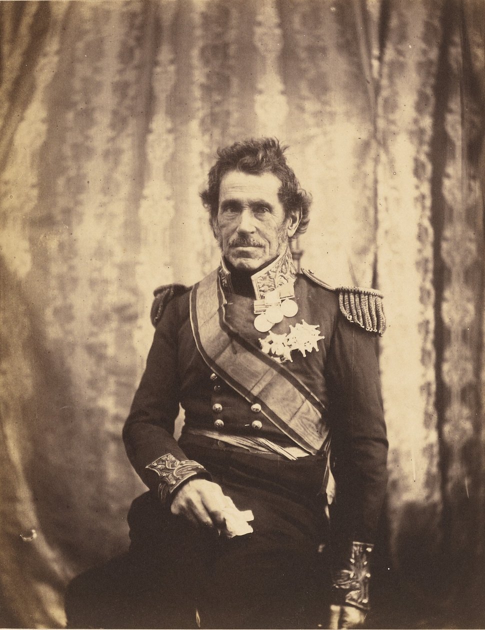 Generalløjtnant Sir De Lacy Evans, G.C.B. af Roger Fenton