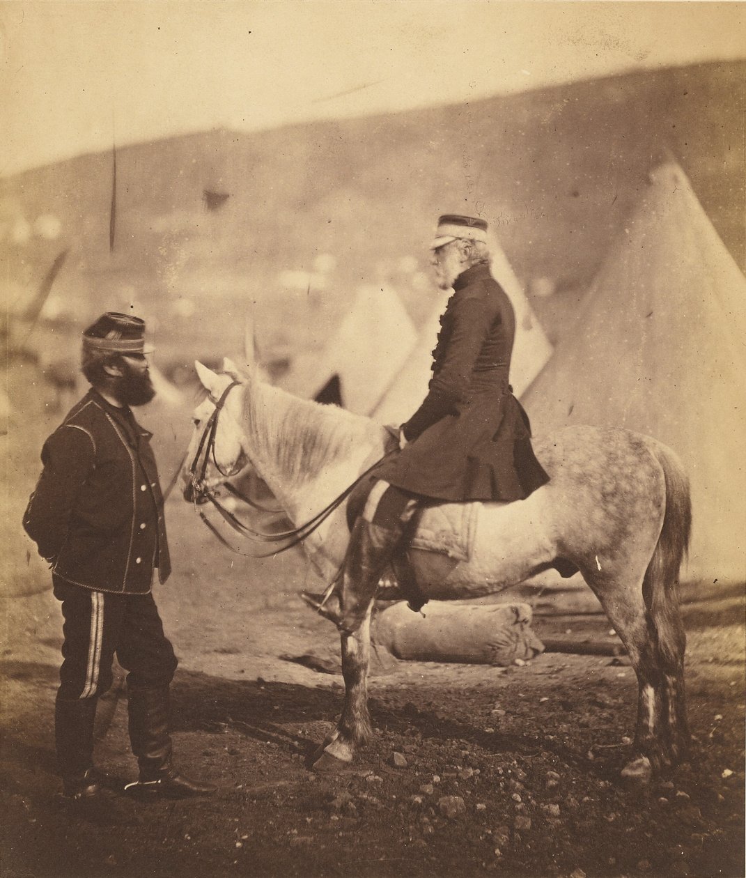 Generalløjtnant Sir J.Y. Scarlett, K.C.B. af Roger Fenton