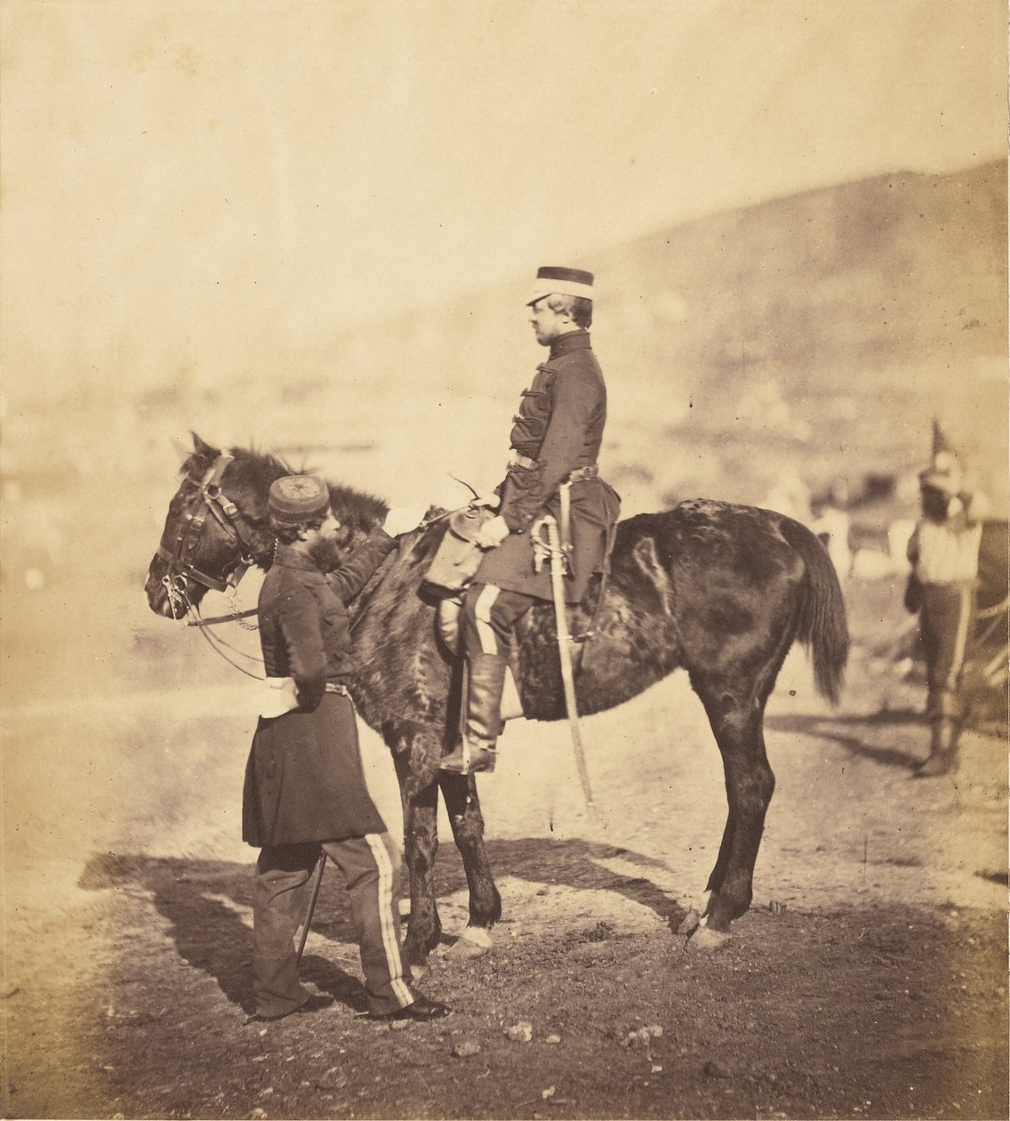 Generalmajor lord George Paget. af Roger Fenton