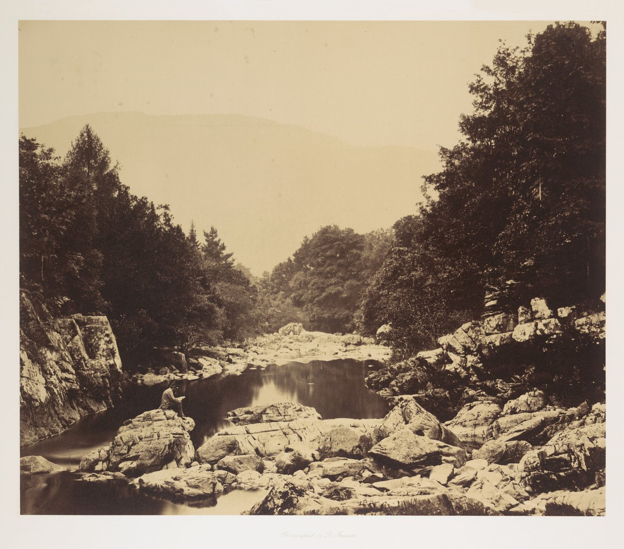 På Llugwy, nær Bettws-y-Coed af Roger Fenton