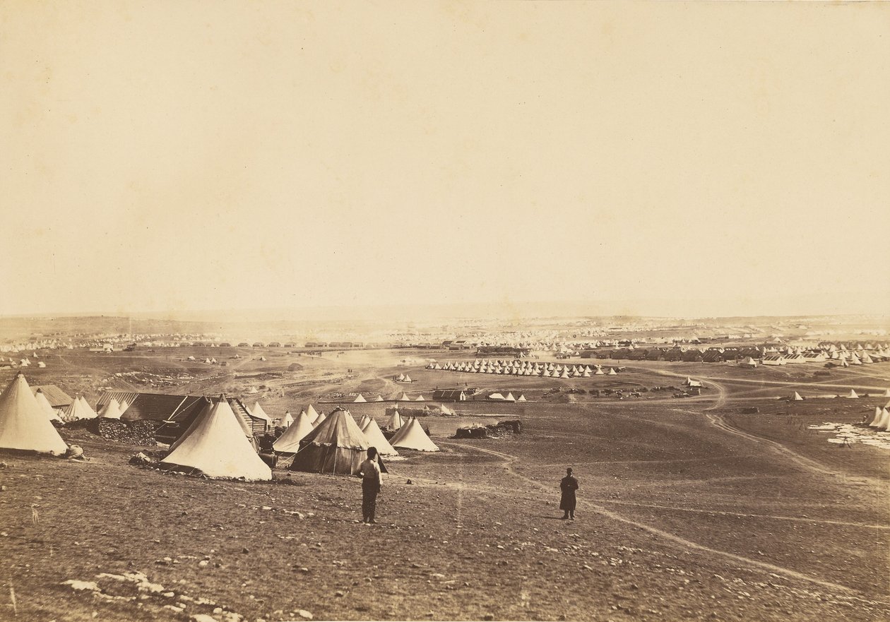Plateauet ved Sebastopol I af Roger Fenton