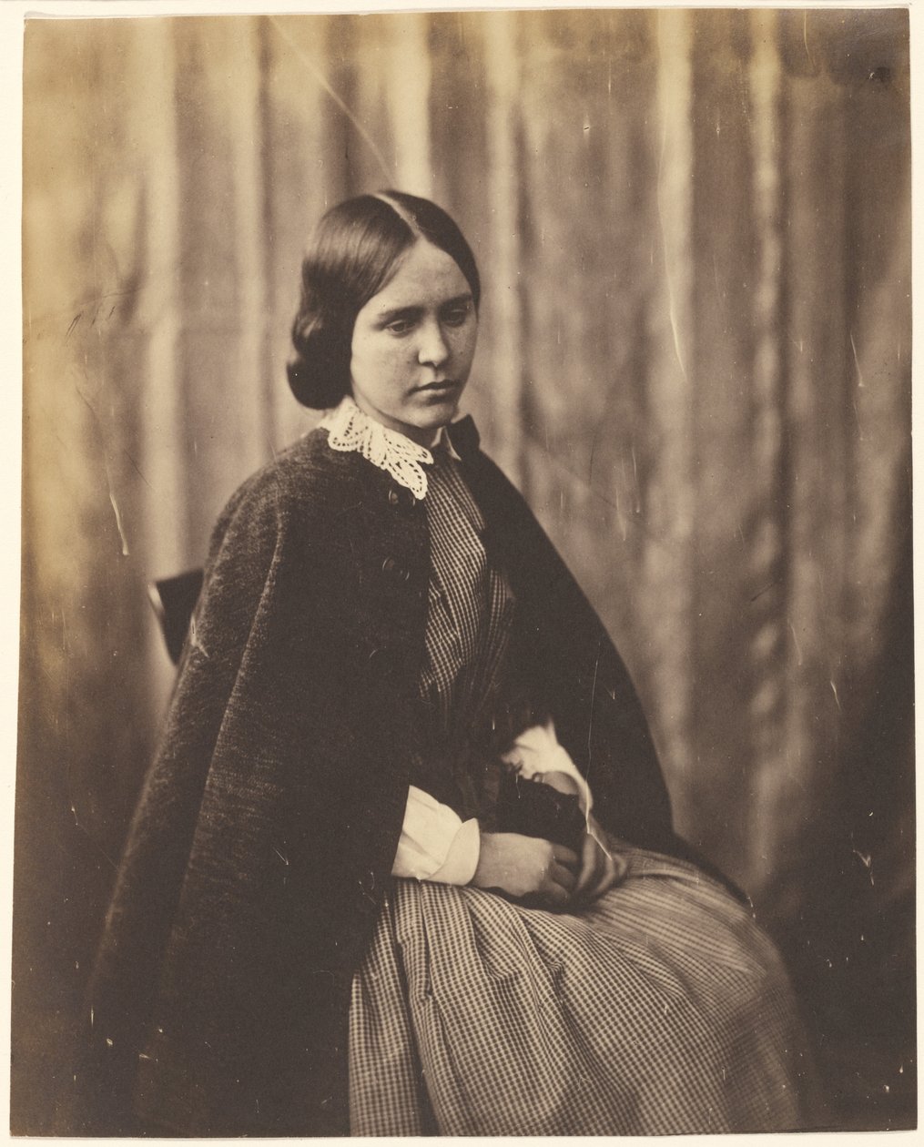 [Portræt af en pige] af Roger Fenton