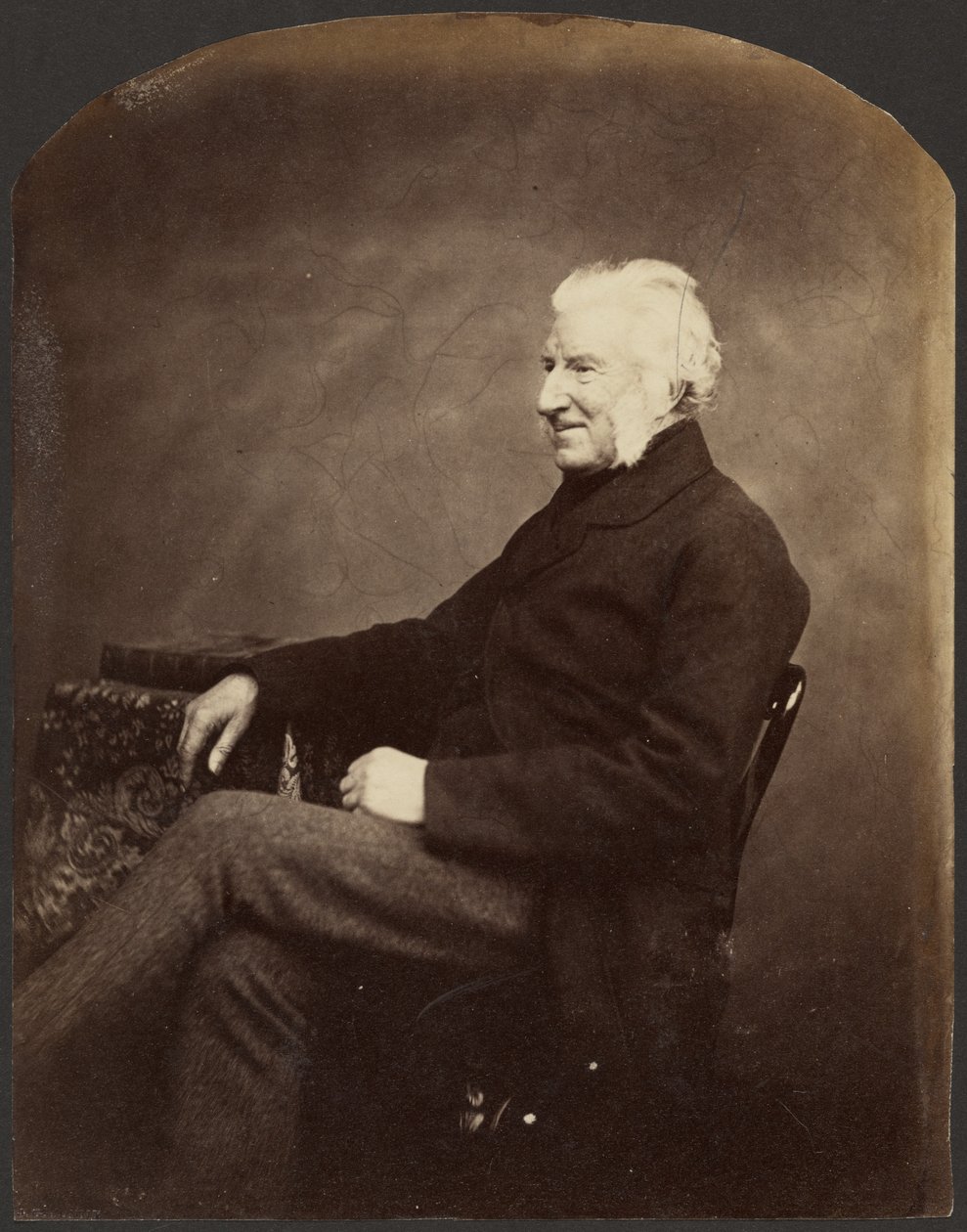 [Portræt af en mand, 3/4 billede] af Roger Fenton