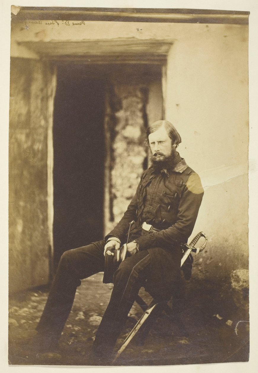 Prins Edward af Sachsen-Weimar, fotograferet i felten, Krim af Roger Fenton