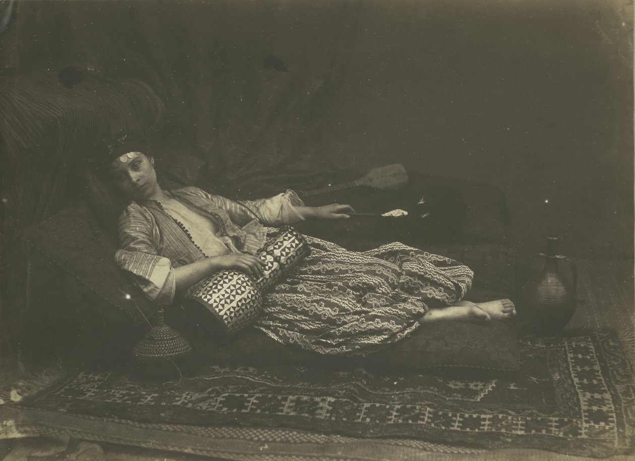 Liggende Odalisque, 1858. af Roger Fenton