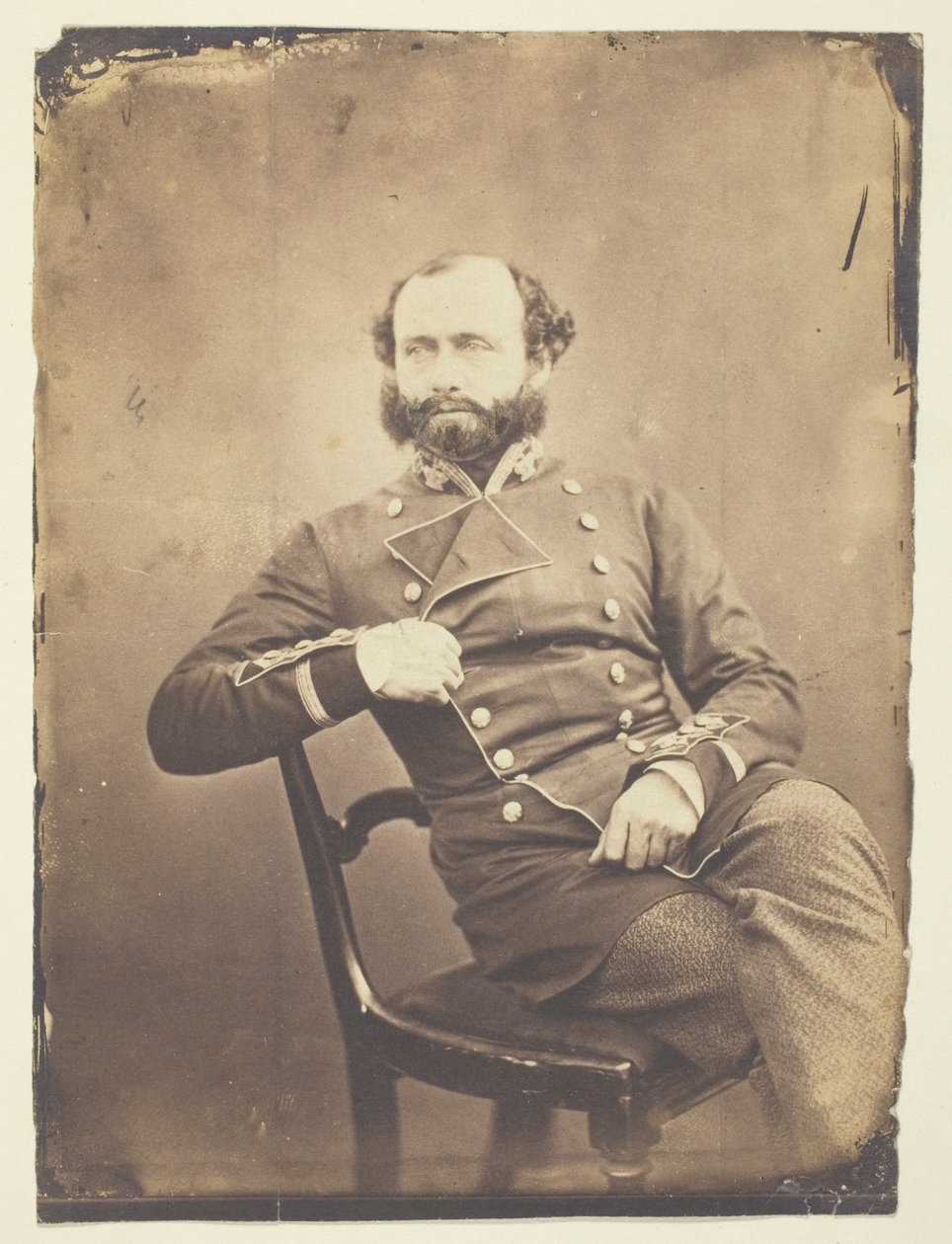 Sir Charles Ash Windham (1810-1970), general; fotograferet på Krim af Roger Fenton