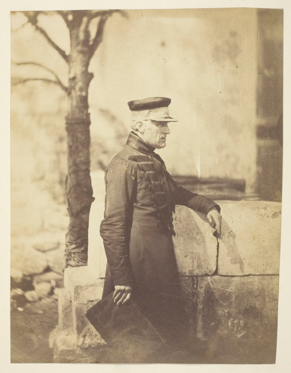 Sir Harry Jones (1791-1866), general; chefingeniør i Sebastopol, fotograferet på stedet, Krim af Roger Fenton