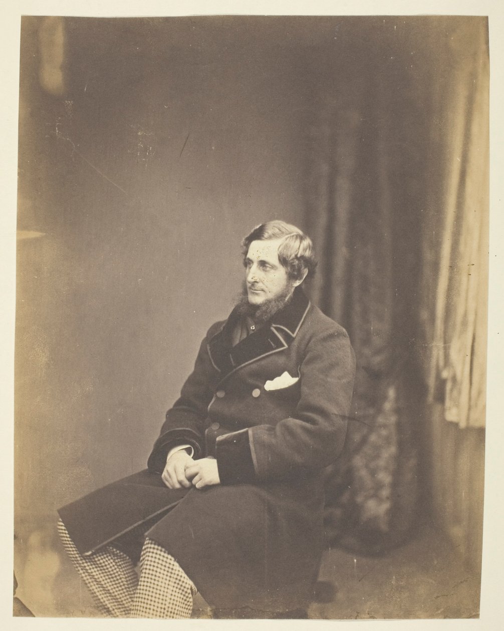 Sir J. Montagu Steele (1820–1890), militærsekretær, Krim af Roger Fenton