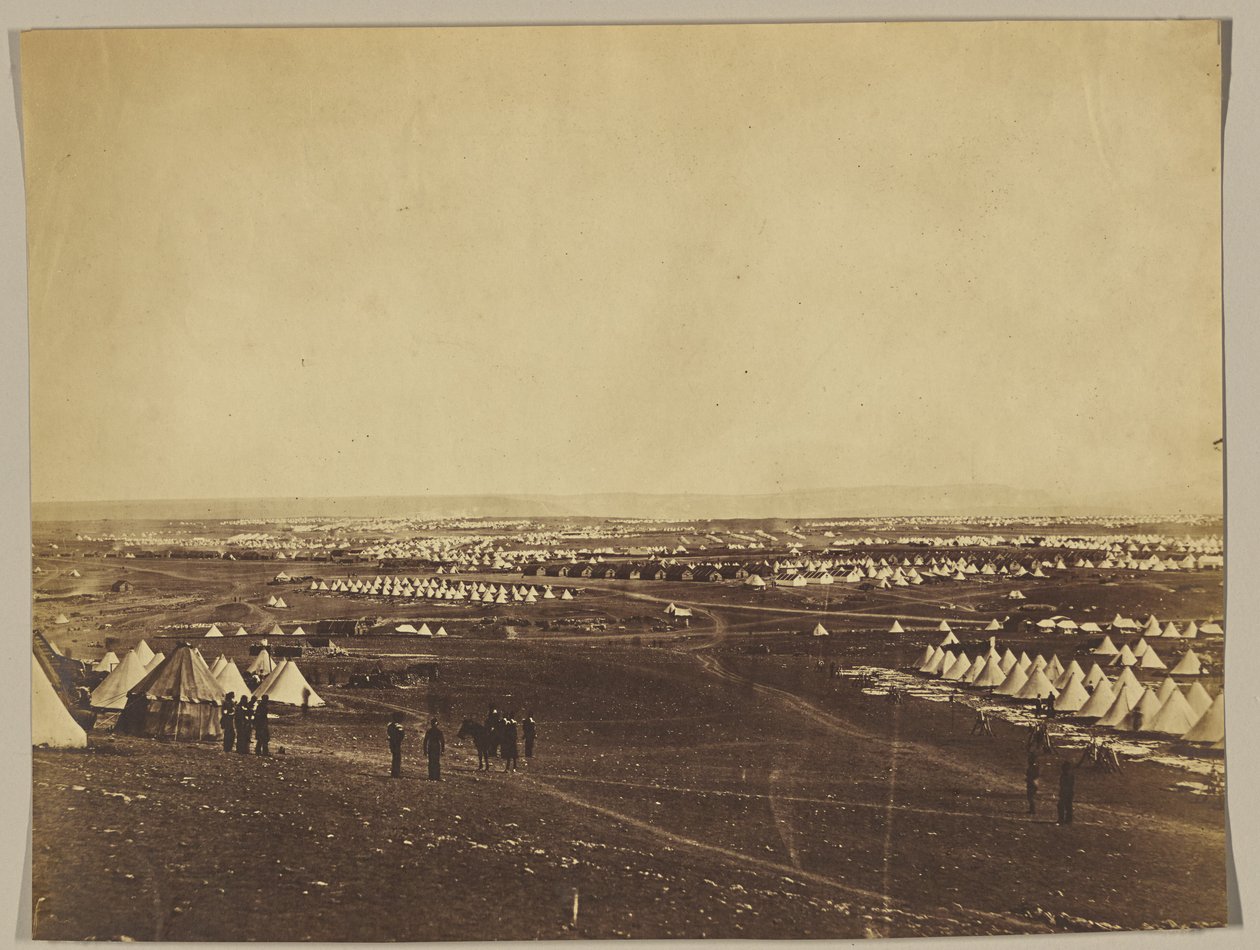 Den allierede lejr før Sebastopol af Roger Fenton