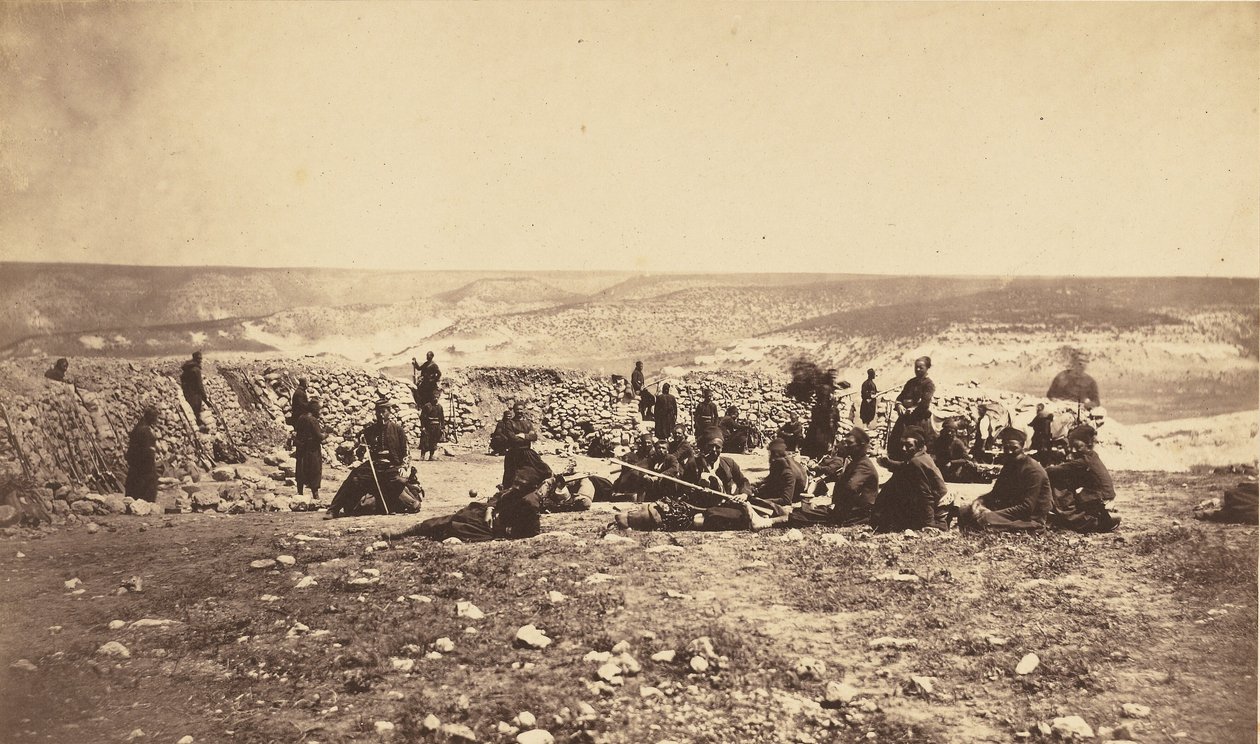 Den franske skanse ved Inkermann af Roger Fenton
