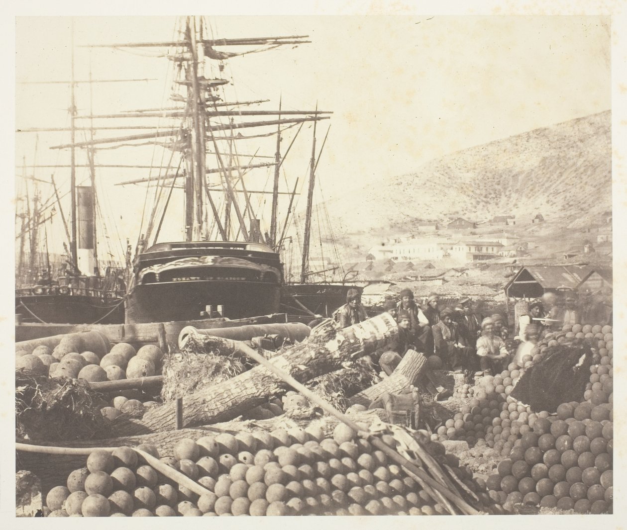 Ordonnansens kaj, Balaklava af Roger Fenton