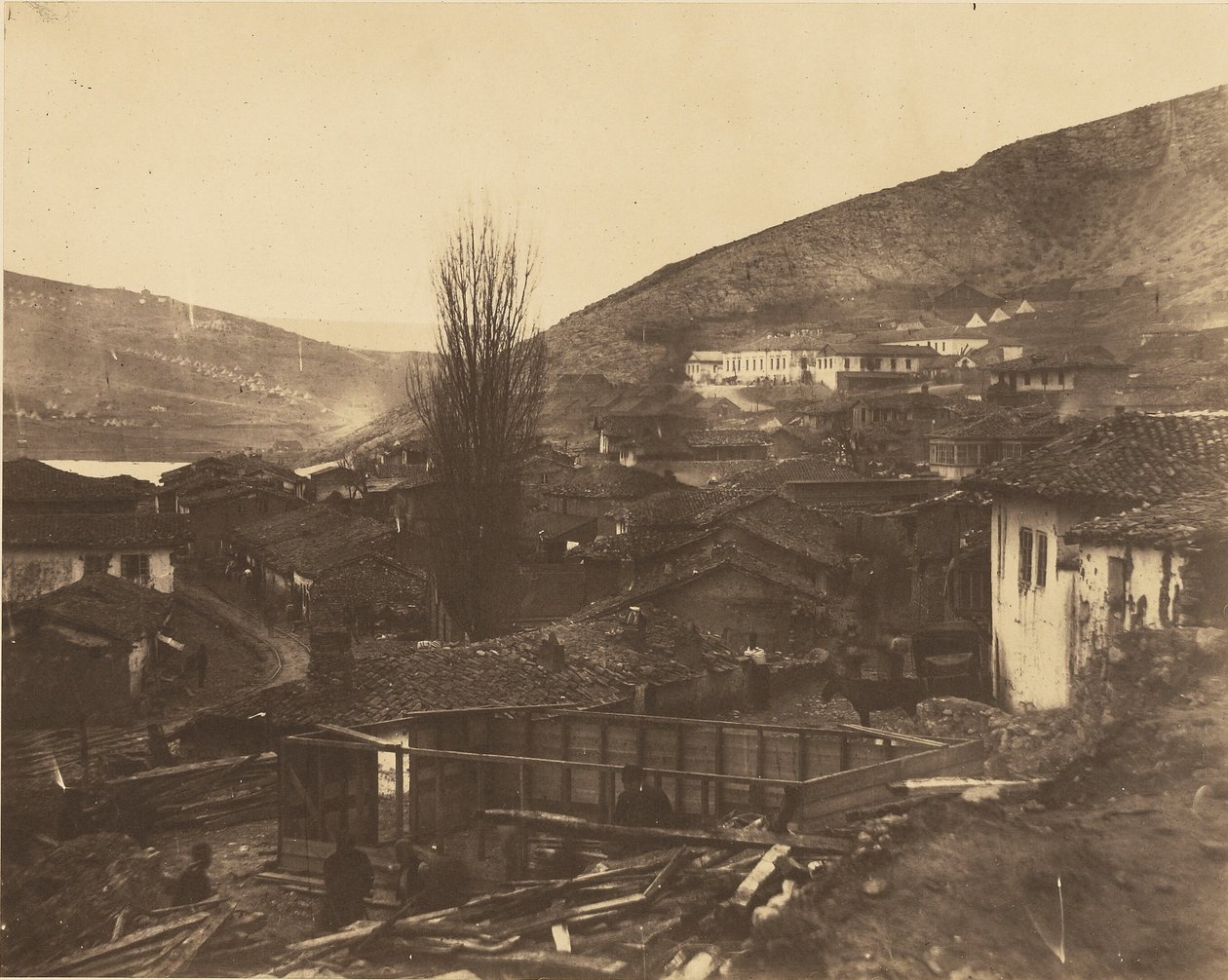 Jernbanegaden i Balaklava af Roger Fenton