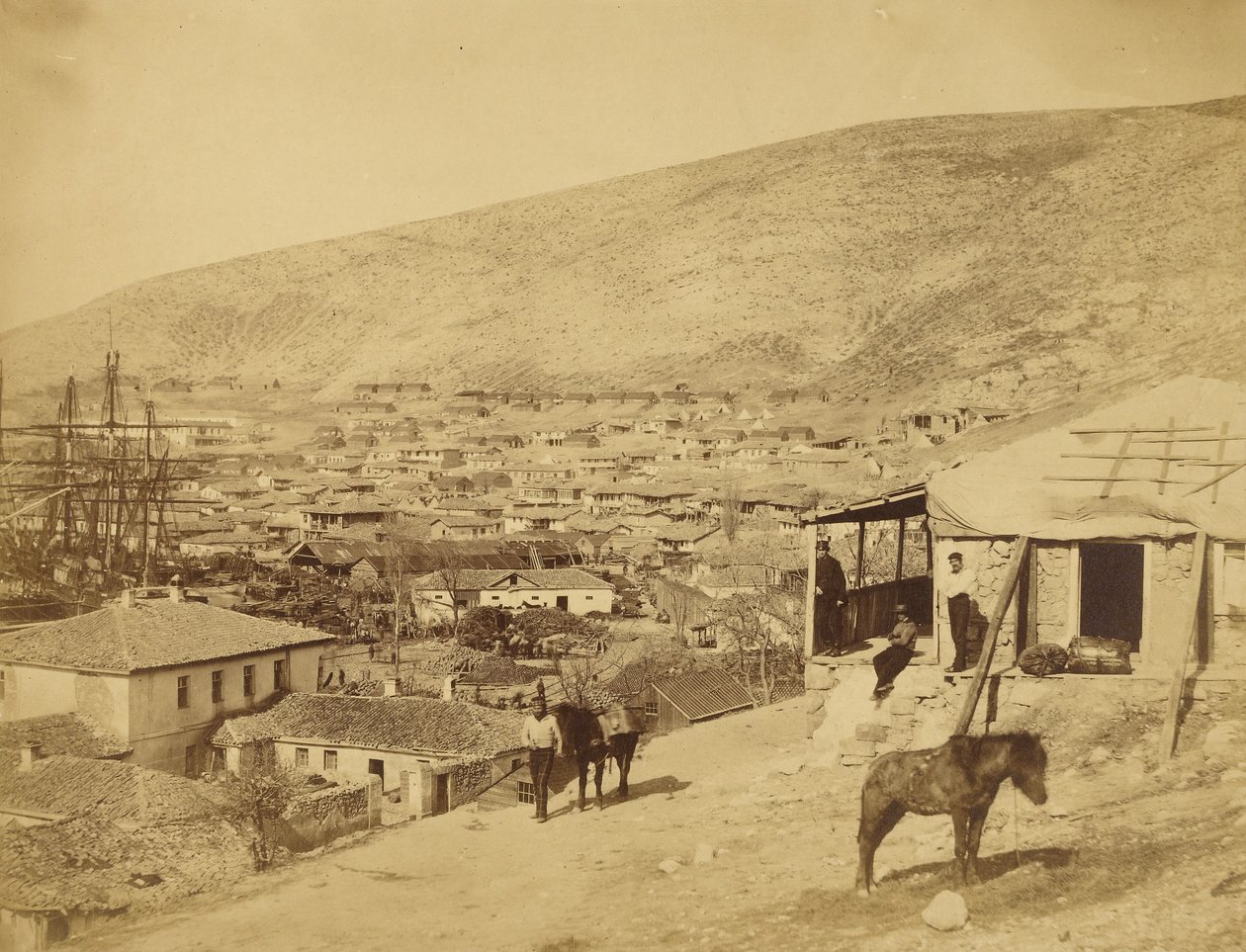 Byen Balaklava af Roger Fenton