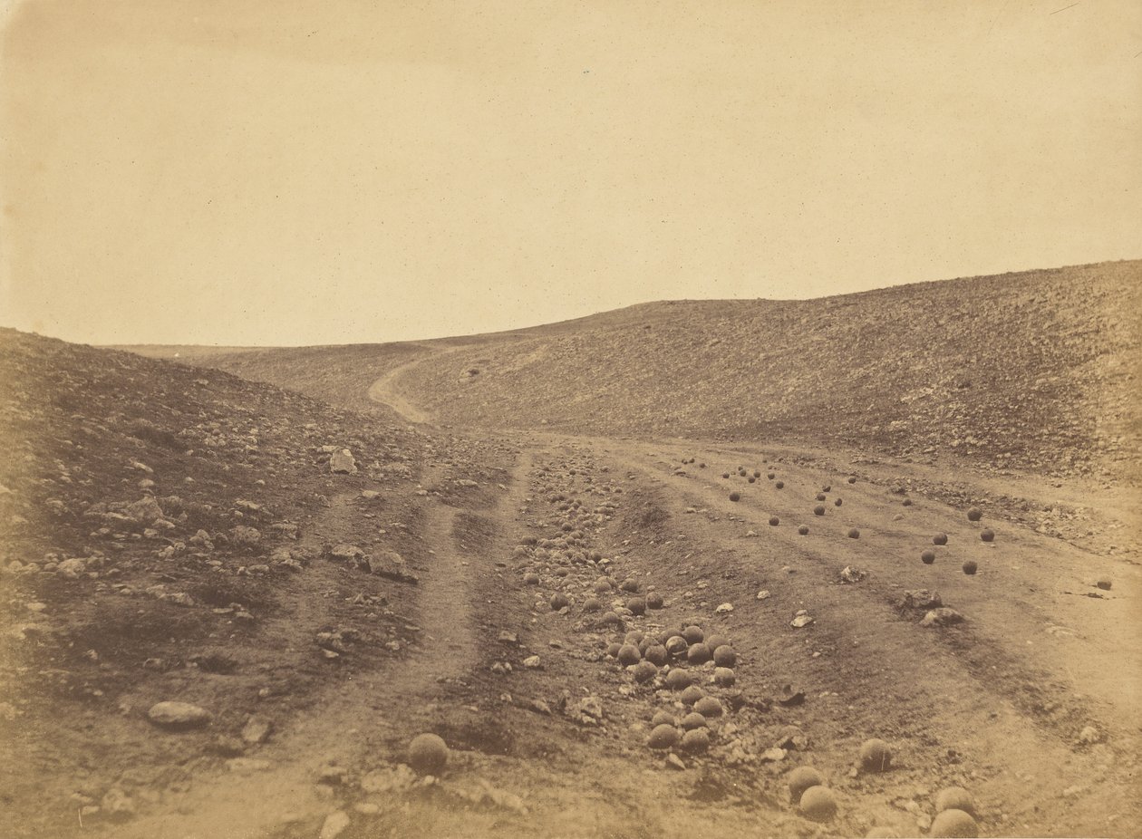 Dødens skygge-dal af Roger Fenton