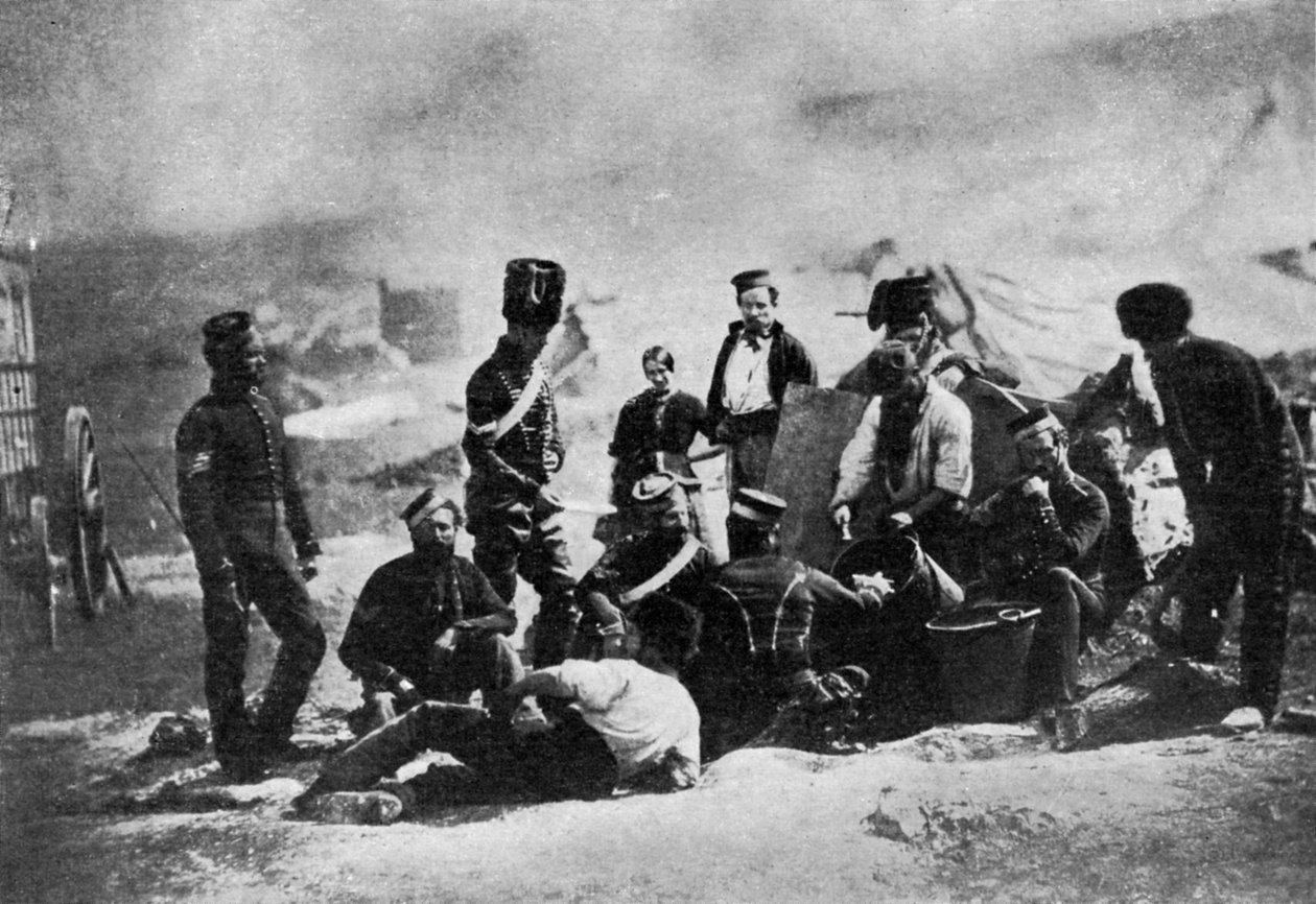 De 8. husarers kokkehus, Krimkrigen, 1855, 1951 af Roger Fenton