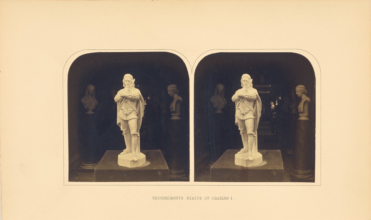 Thornicrofts Statue von Charles I af Roger Fenton