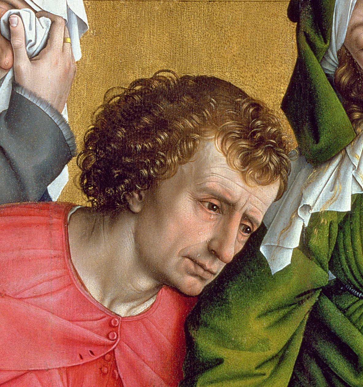 Nedgang fra korset, ca. 1435 (detalje af 3756) af Rogier van der Weyden