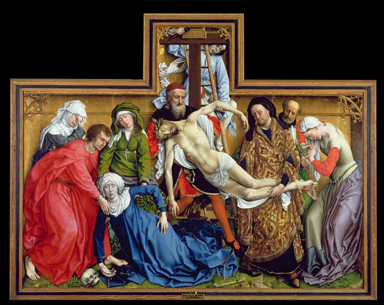 Nedstigning fra korset, c.1435 af Rogier van der Weyden