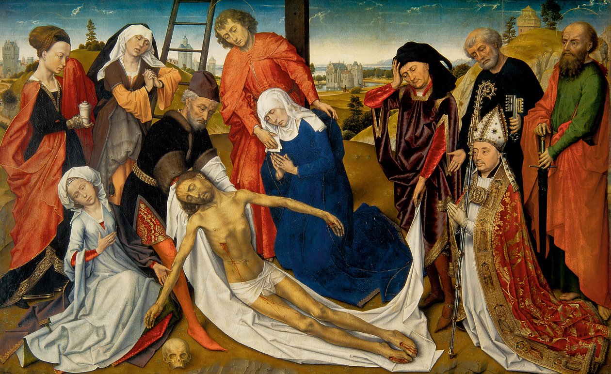 Klagesang over den døde Kristus, ca. 1460-1464 af Rogier van der Weyden