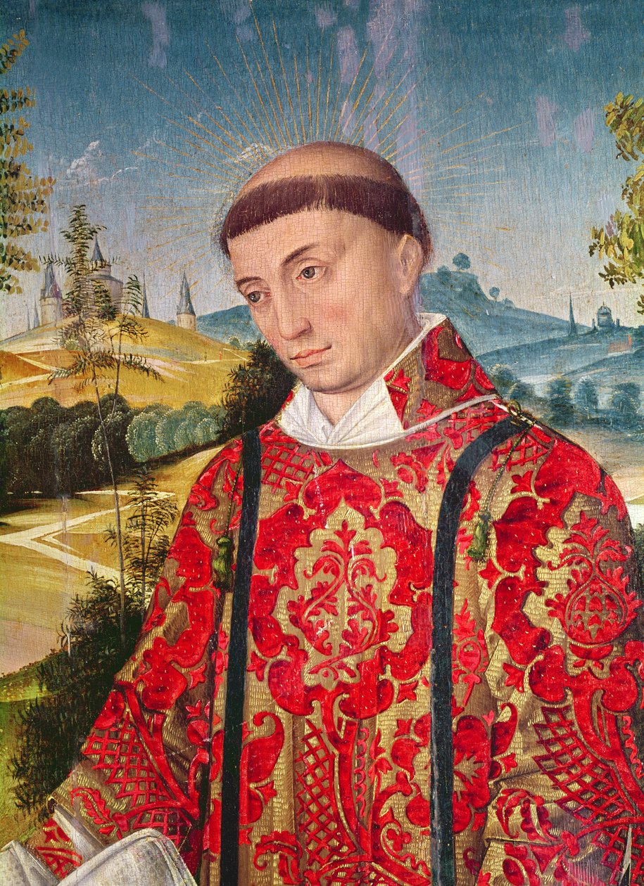 Saint Laurence, 1460-66 (detalje af 344039) af Rogier van der Weyden