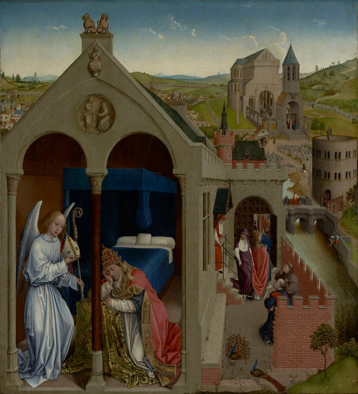 Drømmen om pave Sergius, ca. 1430 af Rogier van der Weyden