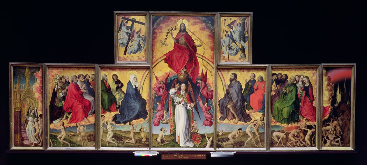 Den sidste dom, ca. 1451 (se 20547-50, 20552 og 21041) af Rogier van der Weyden