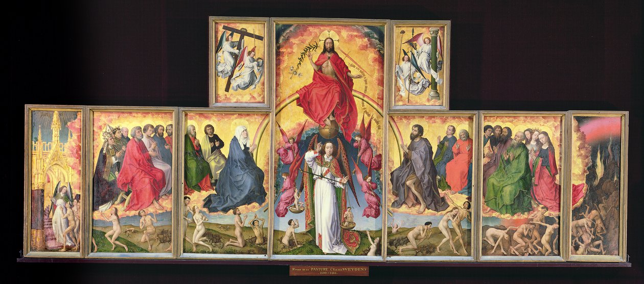 Den sidste dom, c.1445-50 af Rogier van der Weyden
