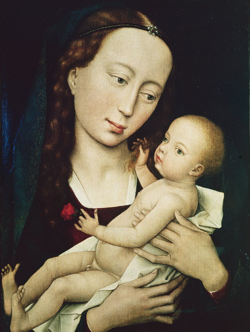Jomfruen og barnet, 1455 af Rogier van der Weyden