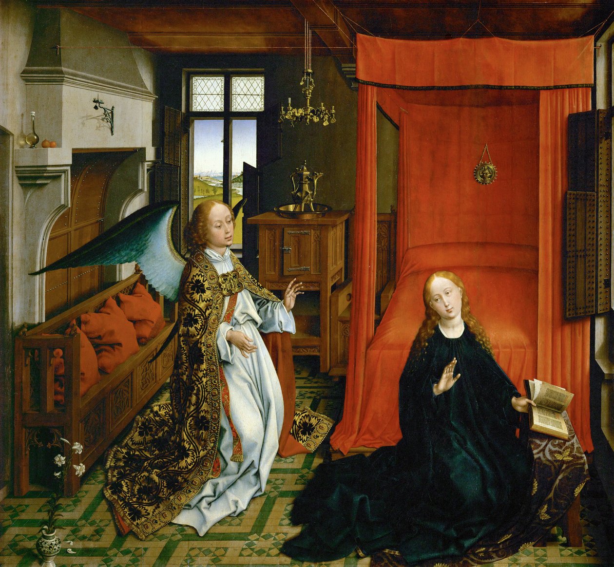 Bebudelse ... af Rogier van der Weyden