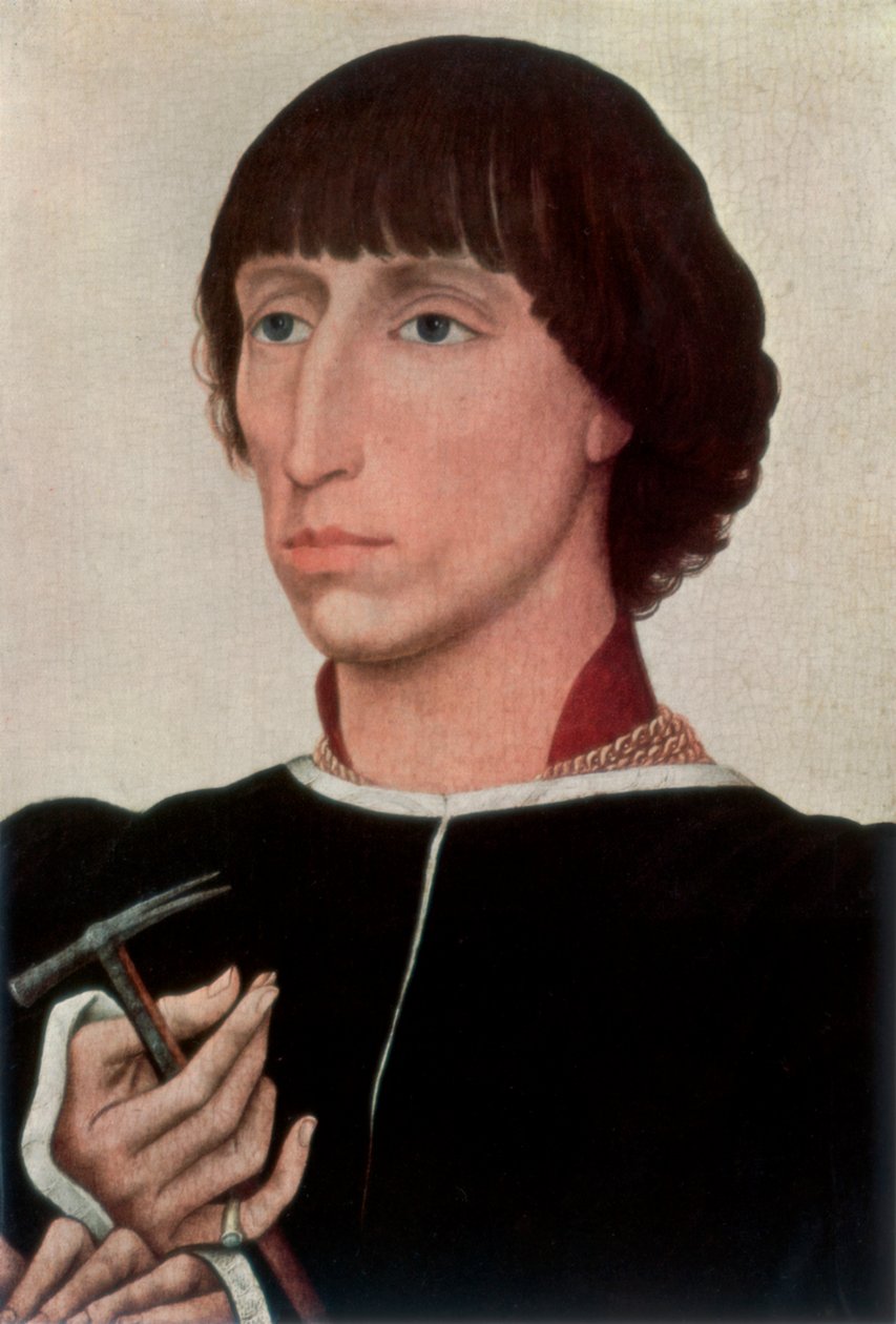 Francesco dEste, c1460 1927 af Rogier van der Weyden