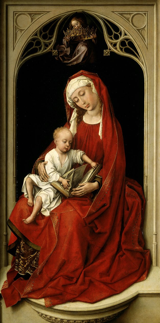 Madonna og barn, 1435-1438 af Rogier van der Weyden