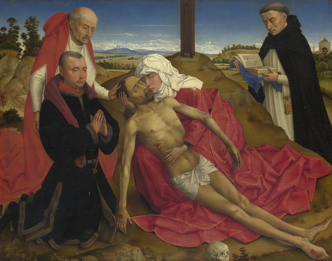 Pietà, ca 1465 af Rogier van der, Weyden