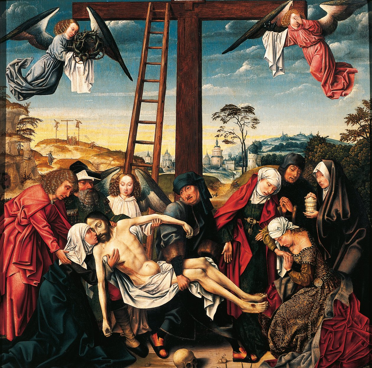 Pieta, af Rogier van der Weyden (1399-1464) af Rogier van der Weyden
