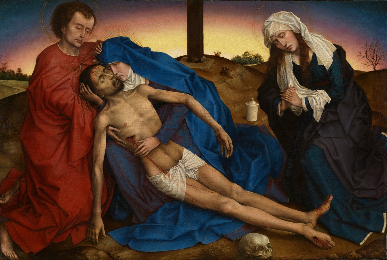 Pieta, ca. 1441 (olie på panel) af Rogier van der Weyden