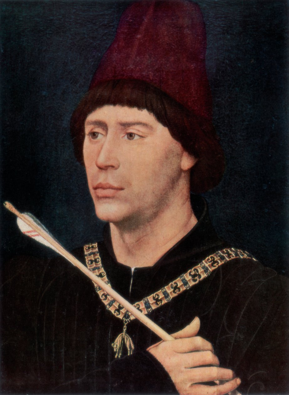 Portræt af Antoine, Bastard of Bourgogne, c1456, 1927 af Rogier van der Weyden