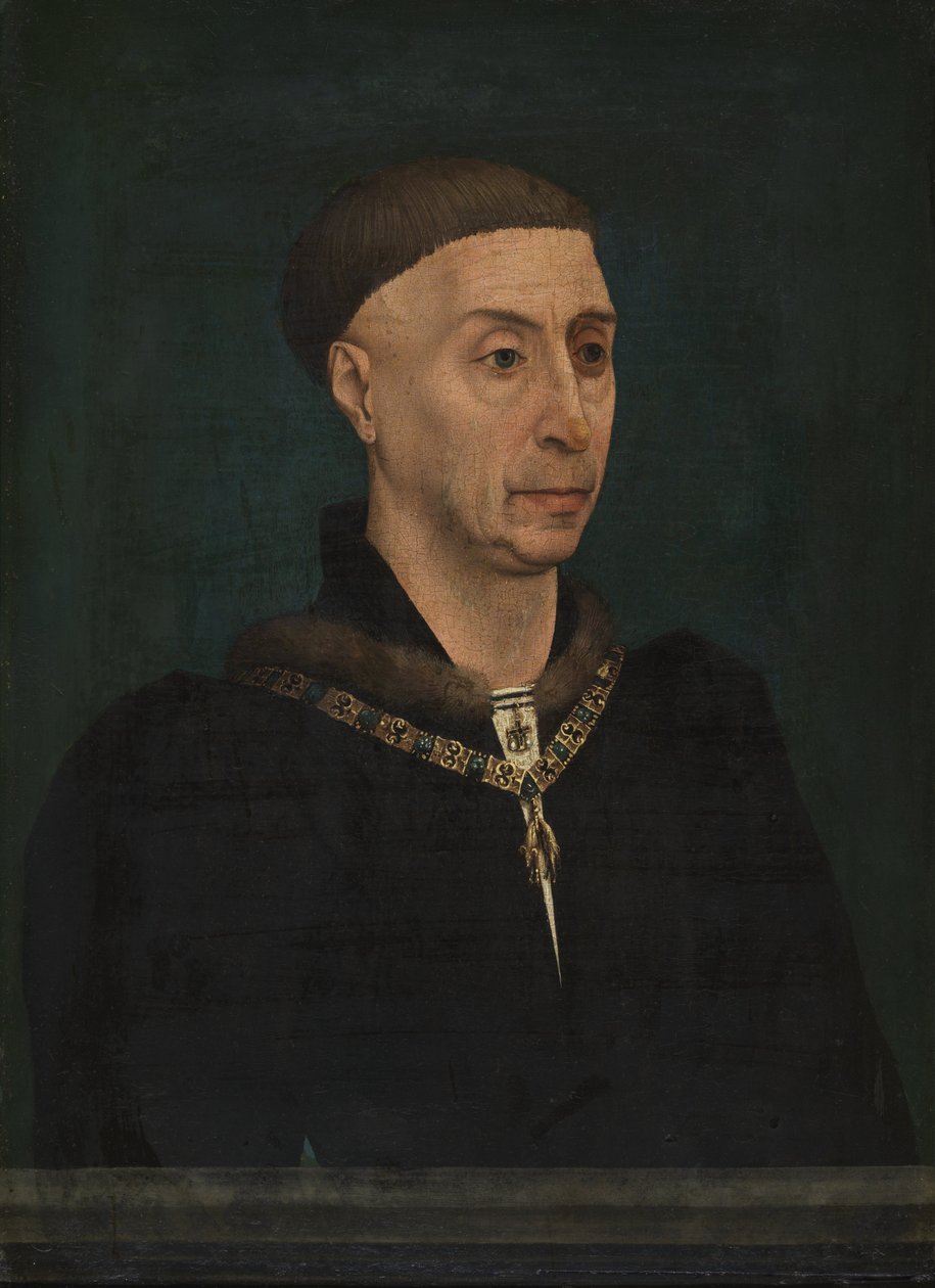 Portræt af Filip den Gode 1396-1467 af Rogier van der, Weyden