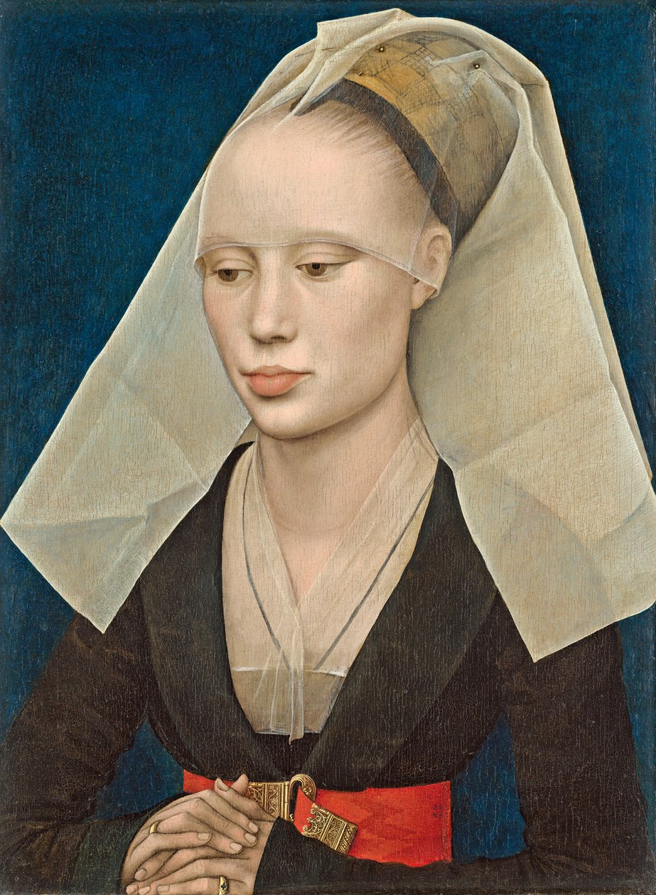 Portræt af en dame, ca. 1460 (olie på panel) af Rogier van der Weyden